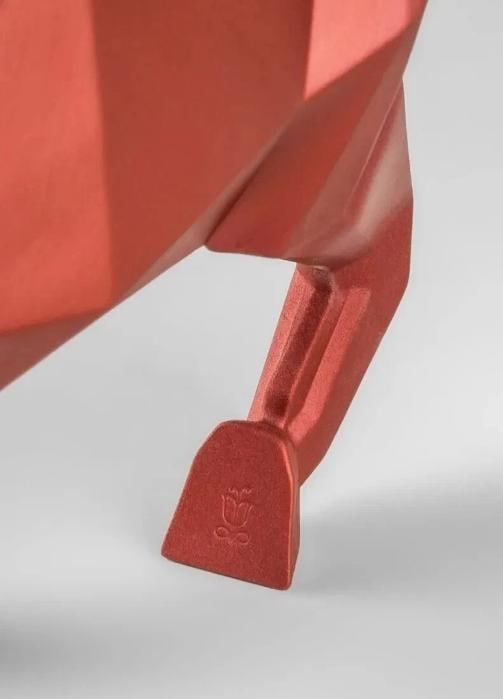 LladrÃƒÂ² Bull Sculpture Metallic Red Limited Ref. 01009729 - Official - 5