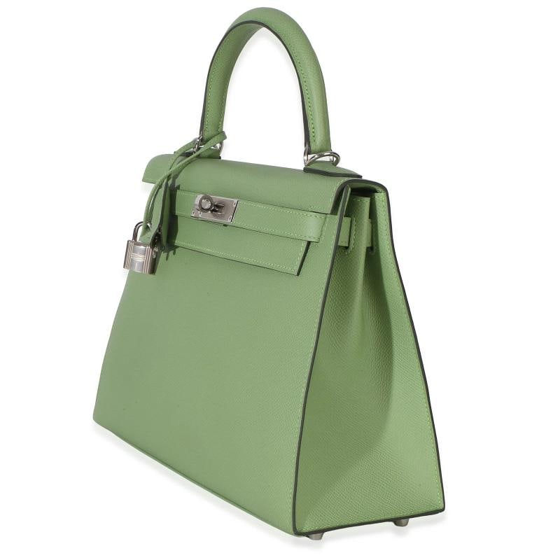 HermÃƒÂ¨s Vert Criquet Epsom Sellier Kelly 28 PHW - 5