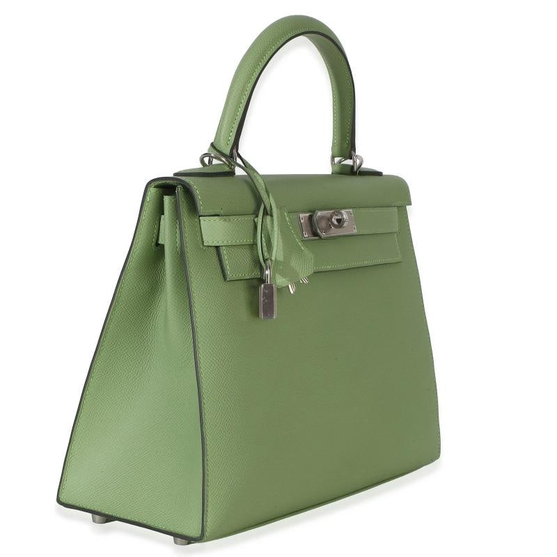 HermÃƒÂ¨s Vert Criquet Epsom Sellier Kelly 28 PHW - 6