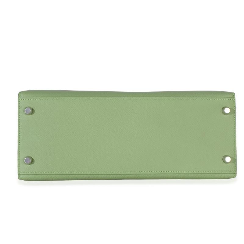 HermÃƒÂ¨s Vert Criquet Epsom Sellier Kelly 28 PHW - 8