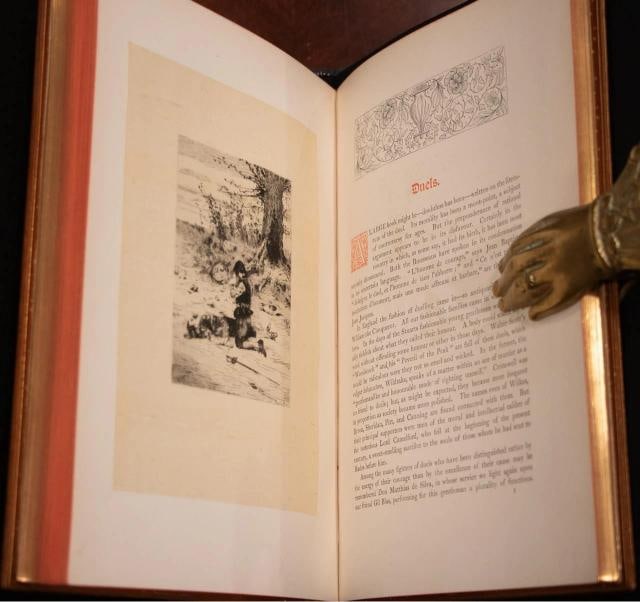 James Mew / 1884 1stED Types From Spanish Story Fine Leather Binding 1st Edition - 12