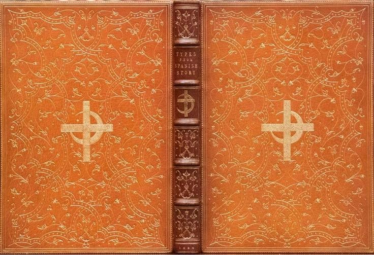 James Mew / 1884 1stED Types From Spanish Story Fine Leather Binding 1st Edition: 1884 1stED Types From Spanish Story Fine Leather Binding by Fazakerley Bindery Author: James Mew Title: 1884 1stED Types From Spanish Story Fine Leather Binding by Fazakerley Bindery Publication: