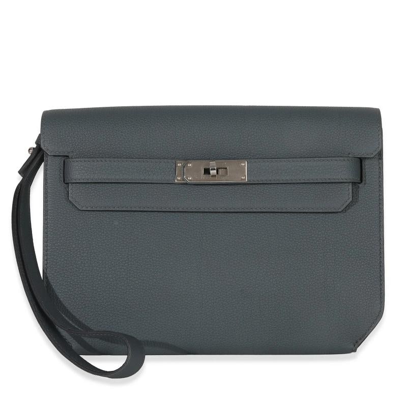 HermÃƒÂ¨s Bleu Orage Togo Kelly Depeches 25 PHW: Listing Title: HermÃƒÂ¨s Bleu Orange Togo Kelly Depeche 25 PHW SKU: 152582 Condition: Pre-owned Condition Description: Officially renamed in 1977, the