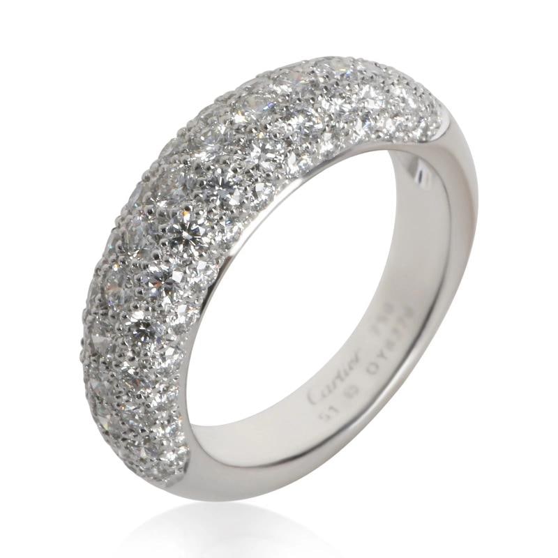 Cartier White Gold Diamond Mimi Star Ring - 4