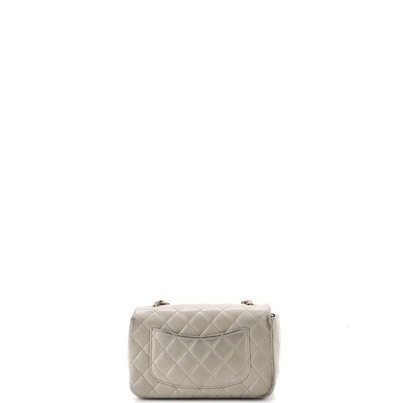 Chanel Classic Single Flap Bag Quilted Lambskin Mini - 3