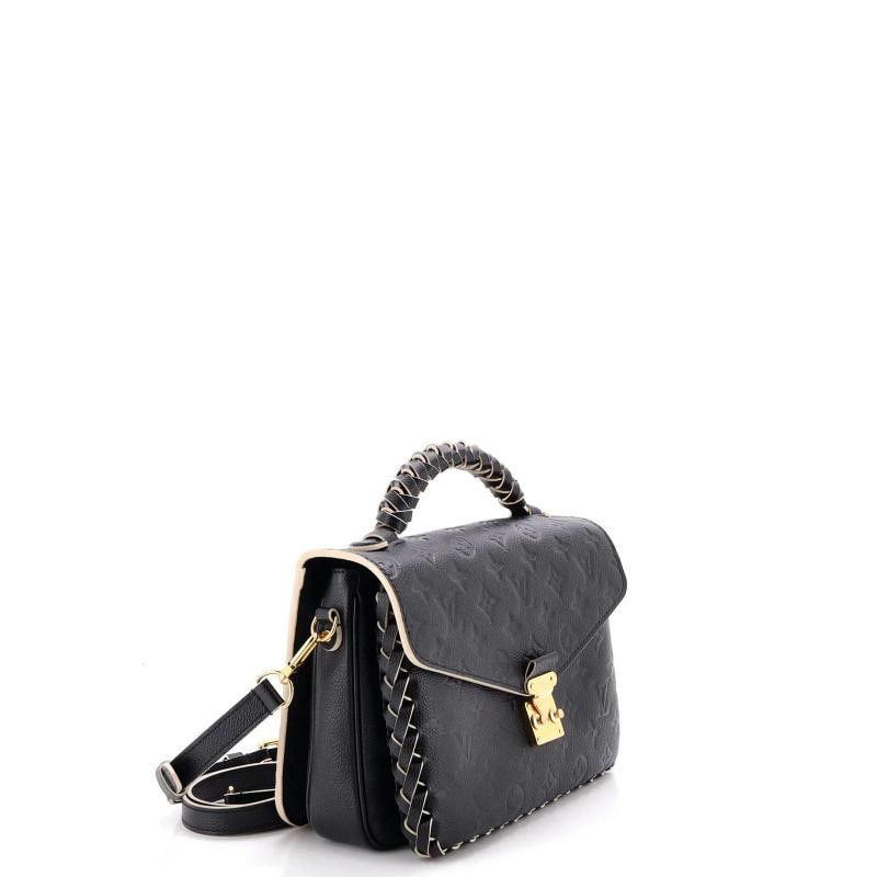 Louis Vuitton Braided Handle Pochette Metis Monogram Empreinte Leather - 2