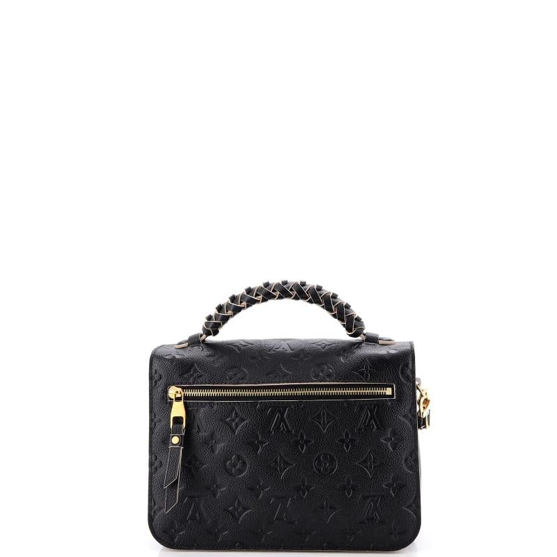 Louis Vuitton Braided Handle Pochette Metis Monogram Empreinte Leather - 3