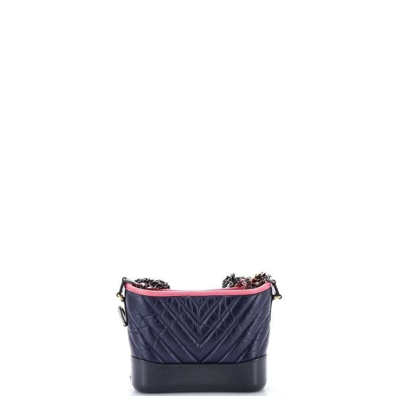 Chanel Gabrielle Hobo Chevron Aged Calfskin Small - 3