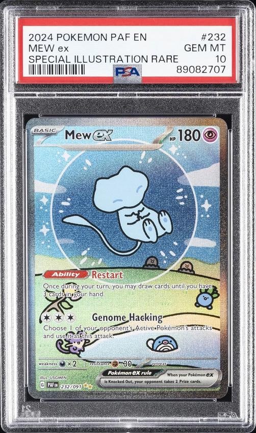 2024 POKEMON PAF EN-PALDEAN FATES SPECIAL ILLUSTRATION RARE #232 MEW EX PSA 10: Condition: Graded - PSA 10: Professionally graded,Graded: Yes,Set: 2024 POKEMON PAF EN-PALDEAN FATES,Game: PokÃƒÂ©mon TCG,Character: MEW EX,Card Name: MEW EX,Grade: