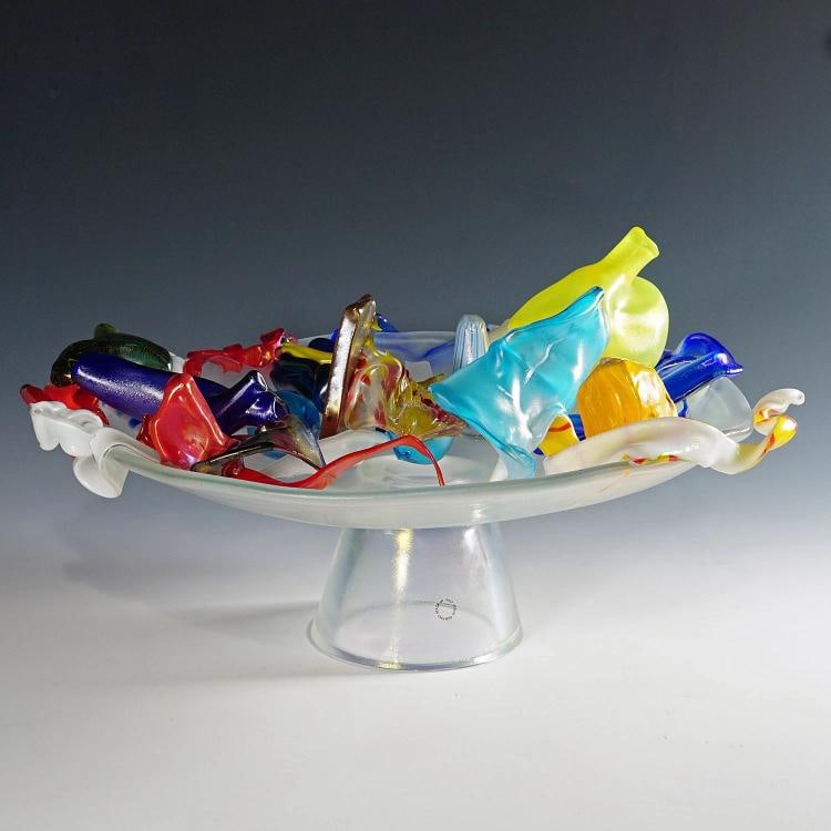 Sogni Infranti Bowl by Mario Bellini for Venini Murano 1992 - 2