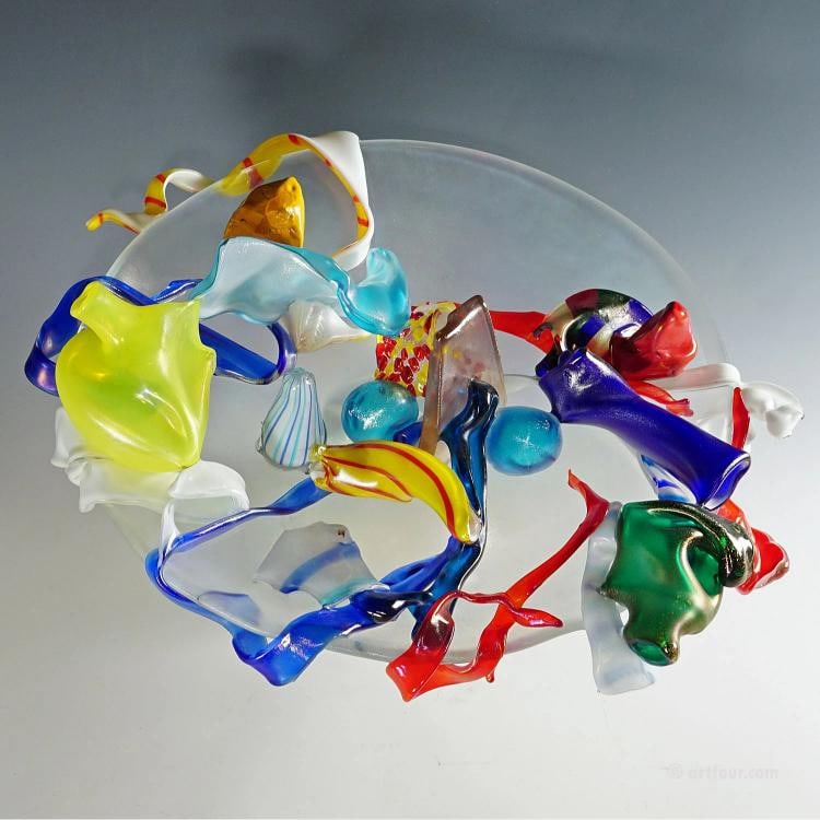 Sogni Infranti Bowl by Mario Bellini for Venini Murano 1992 - 5