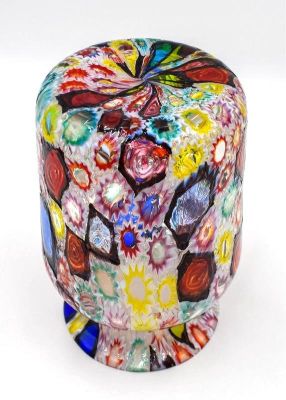 Fratelli Toso Millifiore Murano Art Glass Vase, Circa 1950 - 6