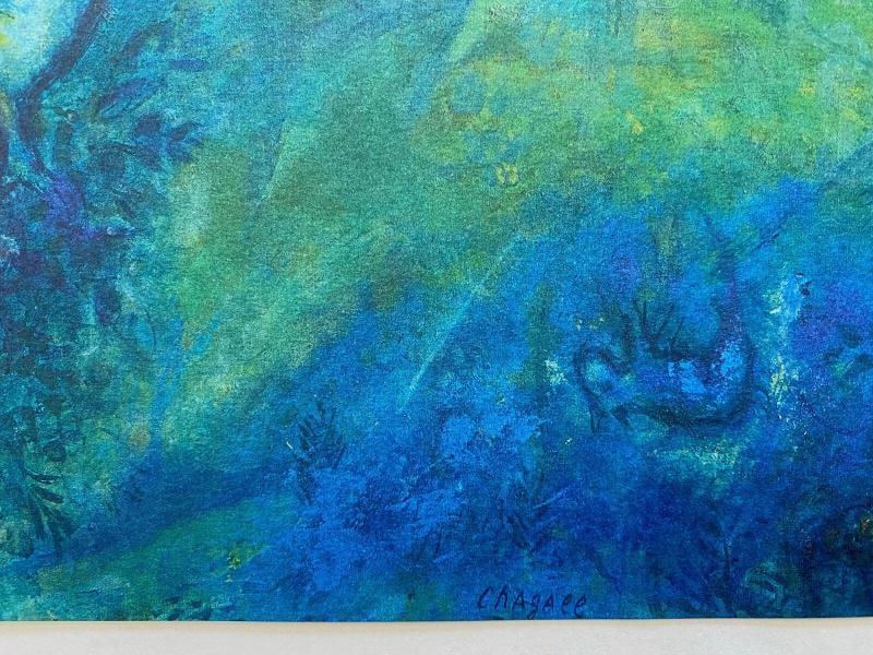 MARC CHAGALL LITHO PRINT FRENCH MUSEUM POSTER 1958~ (27 1/2" W X 19 5/8" H) - 8