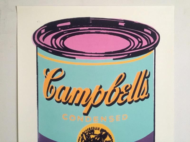 ANDY WARHOL FOUNDATION LITHOGRAPH PRINT POP ART POSTER "CAMPBELLS SOUP CAN" 1965 - 2