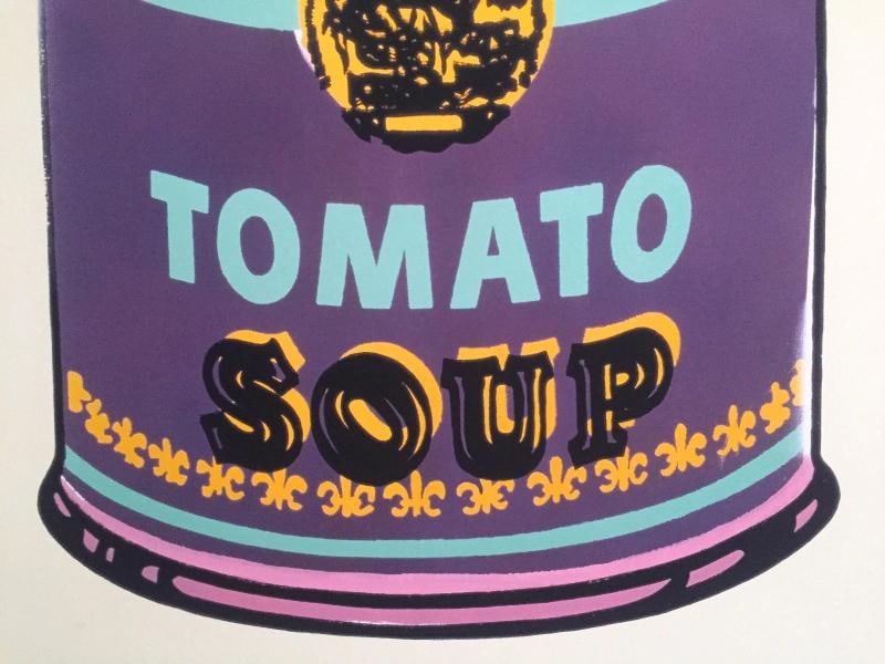 ANDY WARHOL FOUNDATION LITHOGRAPH PRINT POP ART POSTER "CAMPBELLS SOUP CAN" 1965 - 7