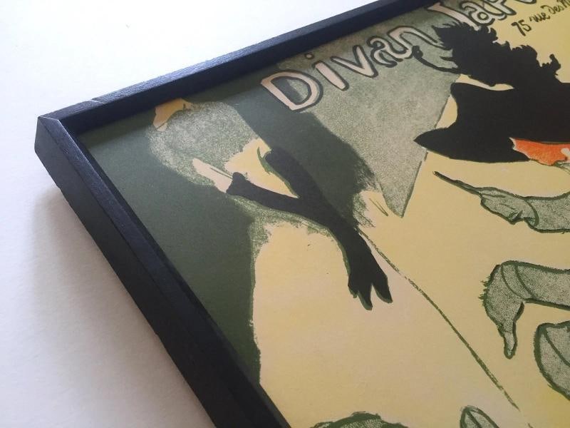 TOULOUSE LAUTREC RARE EARLY 20TH C FRAMED FRENCH LITHOGRAPH PRINT DIVAN JAPONAIS - 8