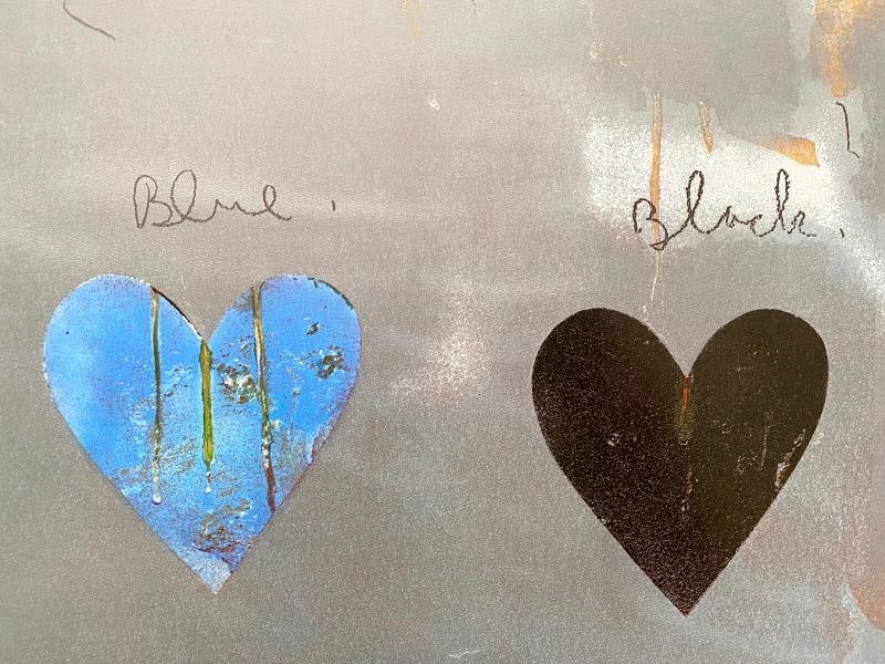 JIM DINE RARE VINTAGE POP ART OFFSET LITHOGRAPH PRINT FRENCH POSTER 1970~(27 5/8" W X 19 3/4" H) - 10