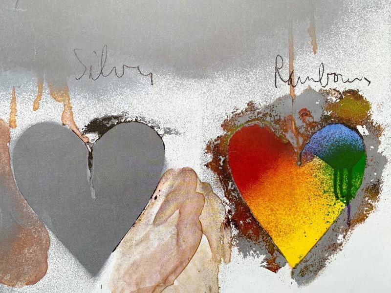 JIM DINE RARE VINTAGE POP ART OFFSET LITHOGRAPH PRINT FRENCH POSTER 1970~(27 5/8" W X 19 3/4" H) - 11