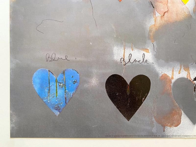 JIM DINE RARE VINTAGE POP ART OFFSET LITHOGRAPH PRINT FRENCH POSTER 1970~(27 5/8" W X 19 3/4" H) - 6