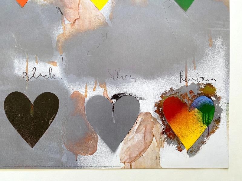 JIM DINE RARE VINTAGE POP ART OFFSET LITHOGRAPH PRINT FRENCH POSTER 1970~(27 5/8" W X 19 3/4" H) - 7