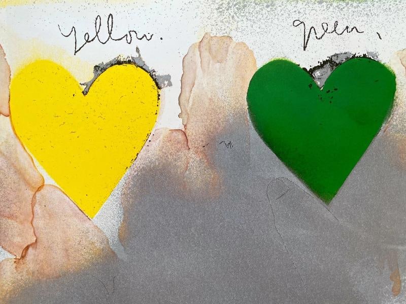 JIM DINE RARE VINTAGE POP ART OFFSET LITHOGRAPH PRINT FRENCH POSTER 1970~(27 5/8" W X 19 3/4" H) - 9