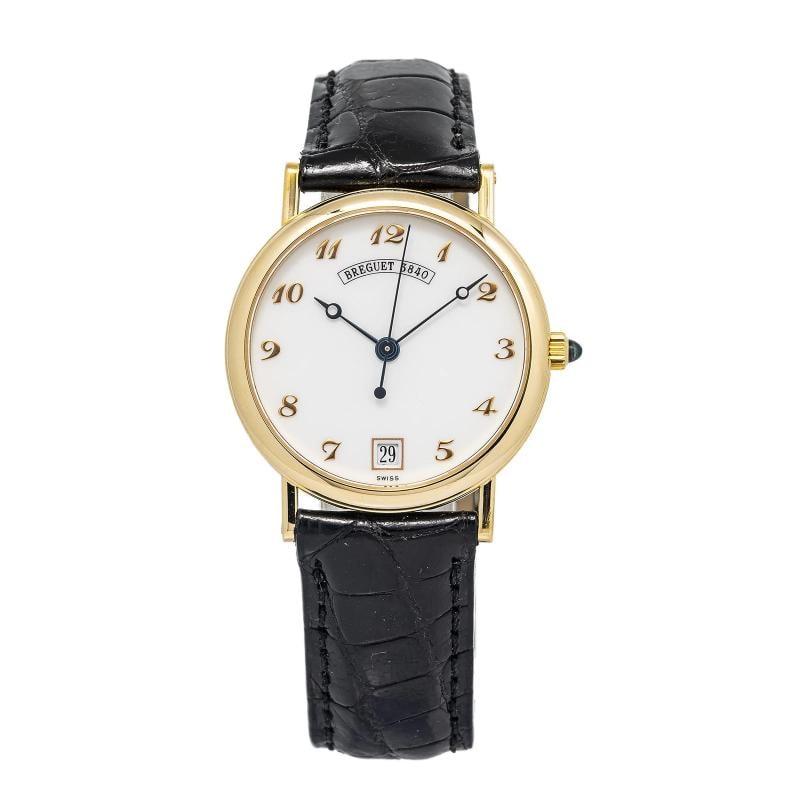 Breguet Classique 3325BA 18K Yellow Gold White Dial Auto Unisex Watch 32mm: Case Size 32mm Wrist Fit 7.5inches Box No Papers No Condition Ã¢â‚¬â€ Used - Good Full Specifications Brand Breguet Model Classique Customized No Serial #