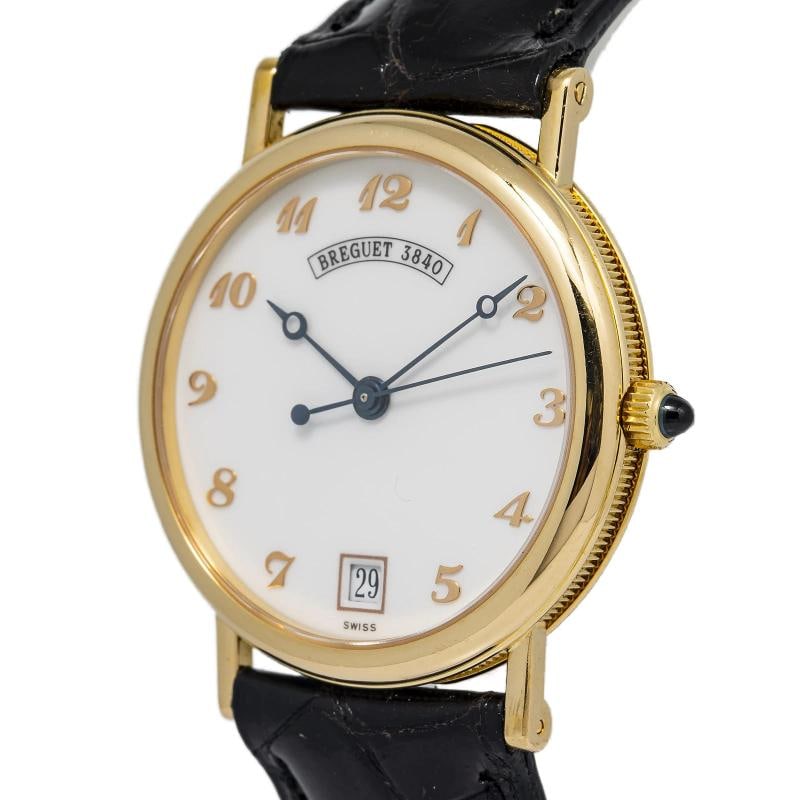 Breguet Classique 3325BA 18K Yellow Gold White Dial Auto Unisex Watch 32mm - 3