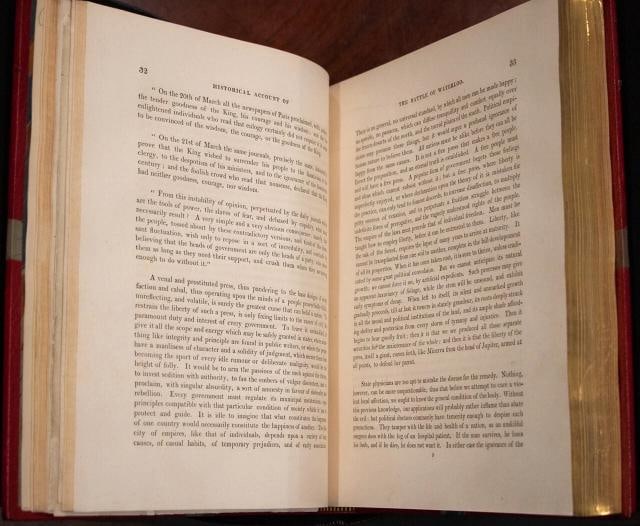1817 The Battle of Waterloo Bound by Riviere Color Plates First Edition 12" Tall - 15