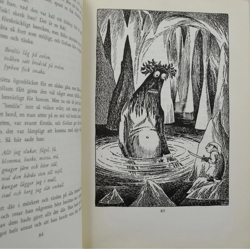 BILBO The Hobbit ~ J.R.R. TOLKIEN ~ First Tove Jansson Illustrated Edition 1962 - 7