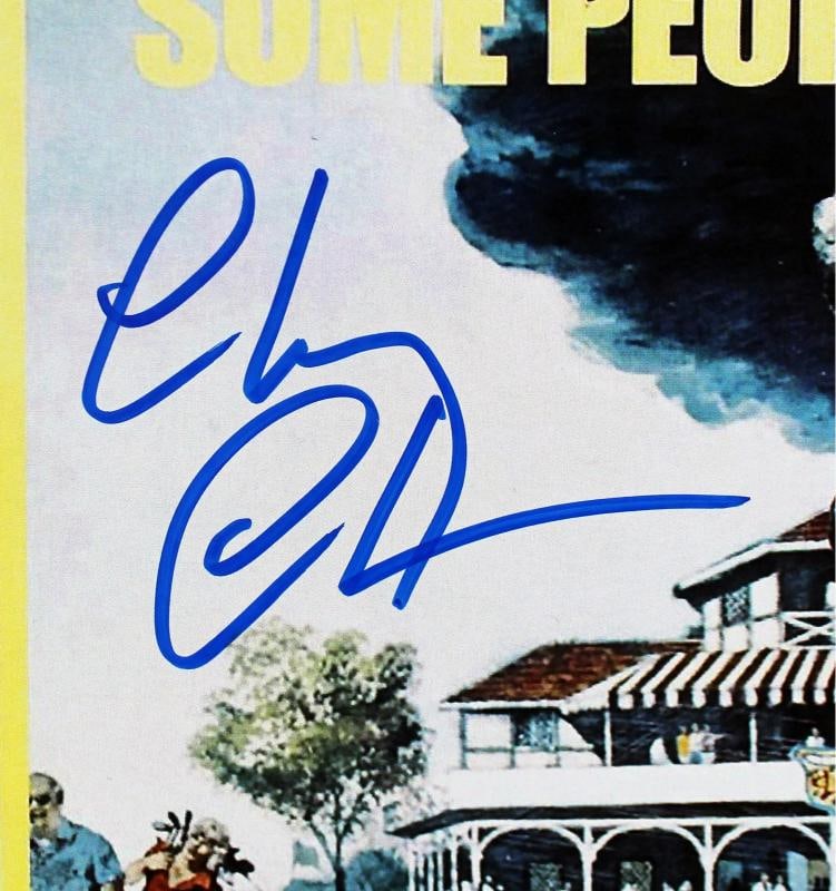 Caddyshack (3) Chase, Morgan & O'Keefe Signed 12x18 Movie Poster BAS Witnessed 1 - 3