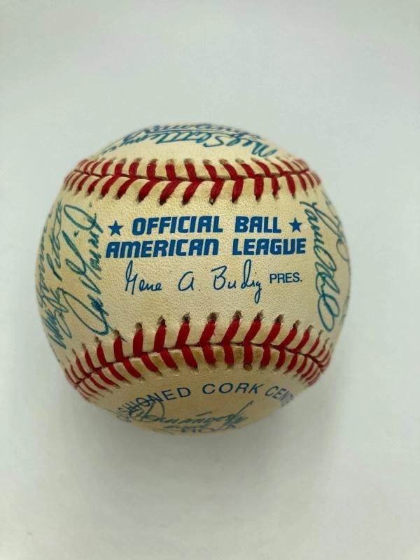 1999 NY Yankees World Series Champs Team Signed Baseball Derek Jeter JSA COA - 10