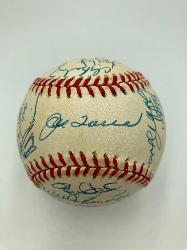 1999 NY Yankees World Series Champs Team Signed Baseball Derek Jeter JSA COA - 2