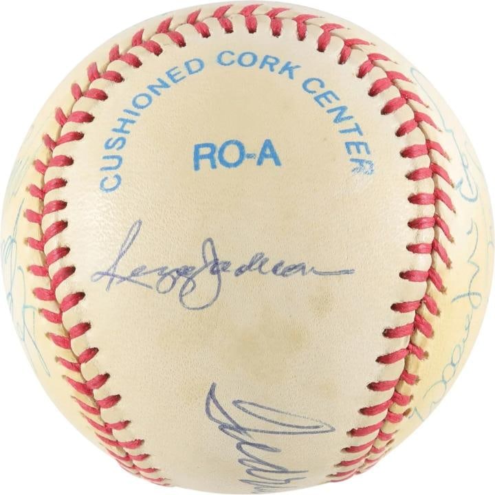 500 Home Run Signed Baseball Mickey Mantle Ted Williams Willie Mays 11 Sigs JSA - 6