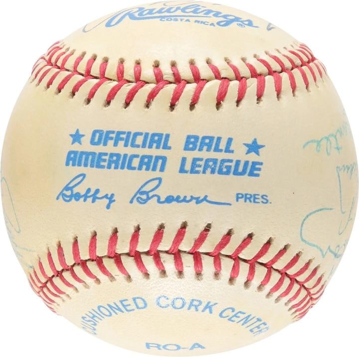 500 Home Run Signed Baseball Mickey Mantle Ted Williams Willie Mays 11 Sigs JSA - 7