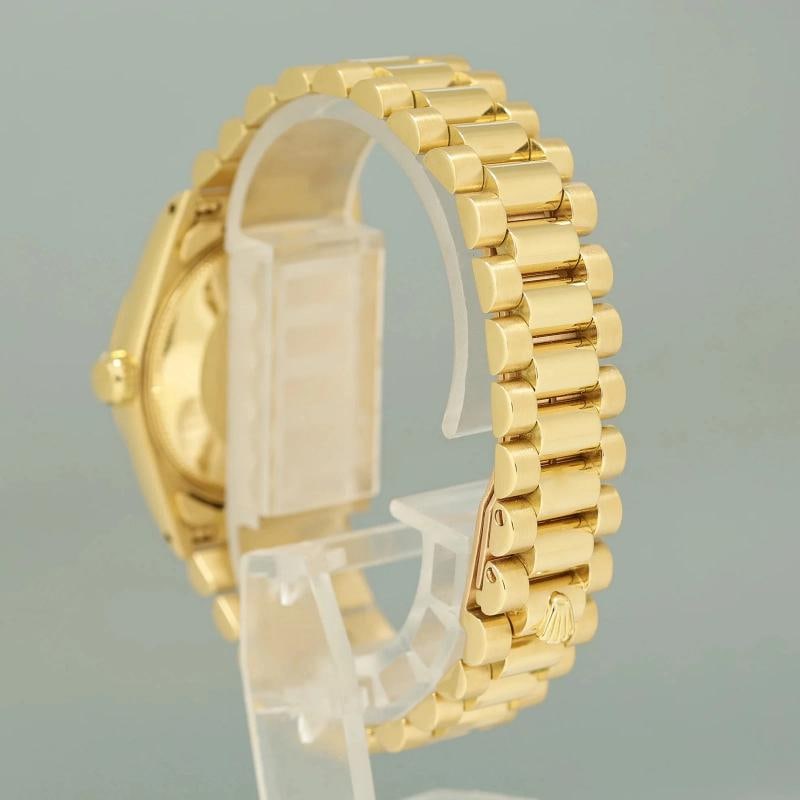 PEARL DIAMOND Rolex 68278 Yellow Gold 31mm Midsize Lady President Watch - 4
