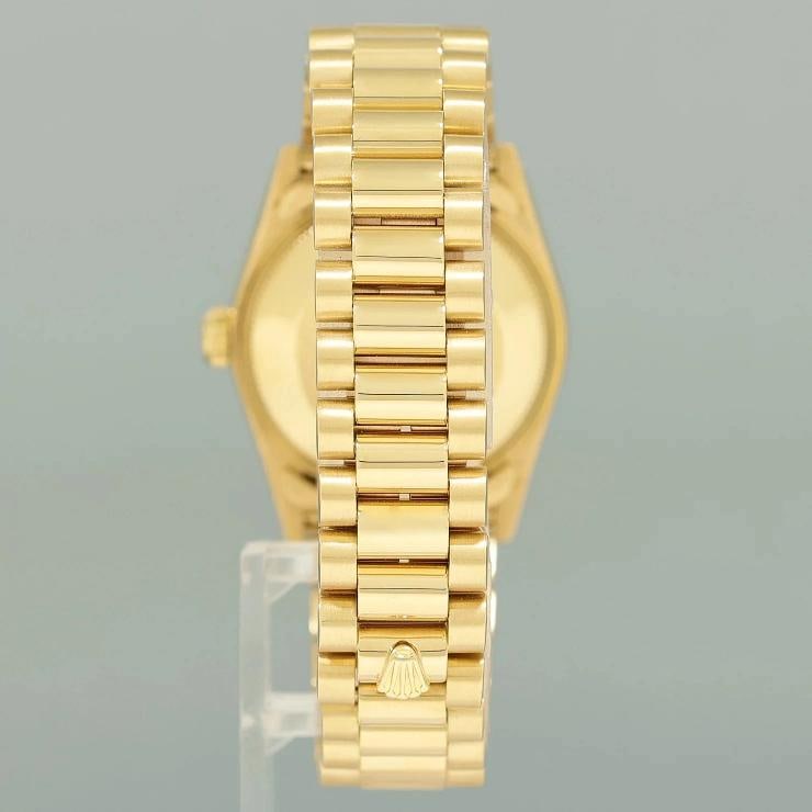 PEARL DIAMOND Rolex 68278 Yellow Gold 31mm Midsize Lady President Watch - 5