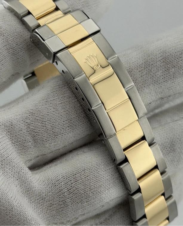 2007 Rolex Submariner Date Blue 16613 40mm Blue Dial 18k Gold Steel Box - 6
