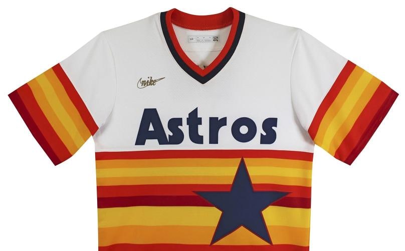 Astros Nolan Ryan "HOF 99" Authentic Signed Rainbow Nike CC Jersey BAS - 5