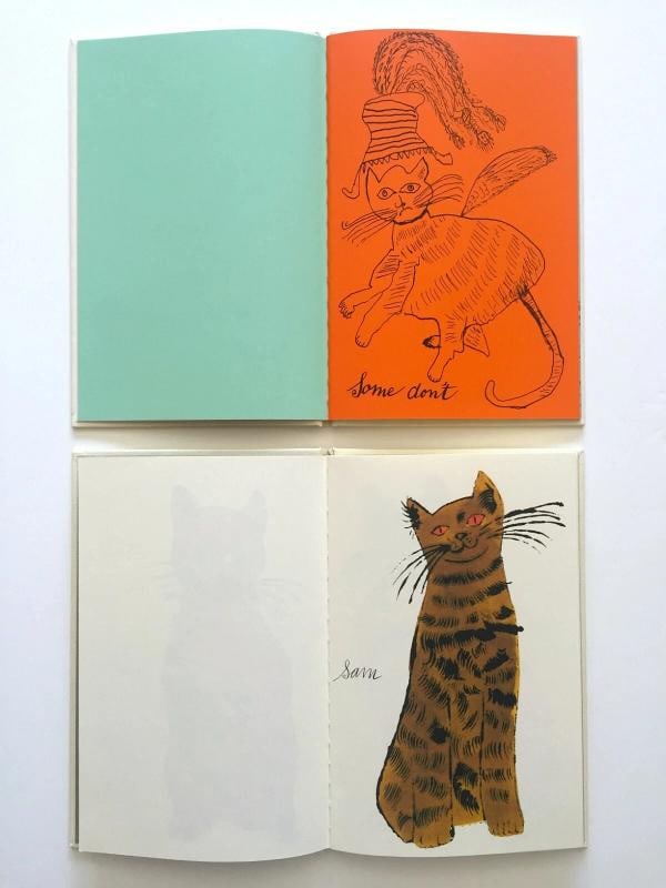 ANDY WARHOL RARE 1987 1ST ED "25 CATS NAME SAM" COLLECTOR'S SLIPCASE 2 BOOK SET - 10