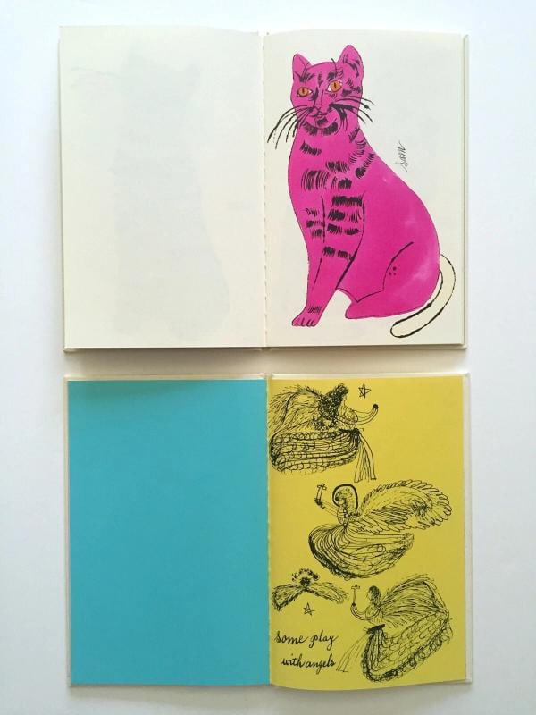 ANDY WARHOL RARE 1987 1ST ED "25 CATS NAME SAM" COLLECTOR'S SLIPCASE 2 BOOK SET - 5
