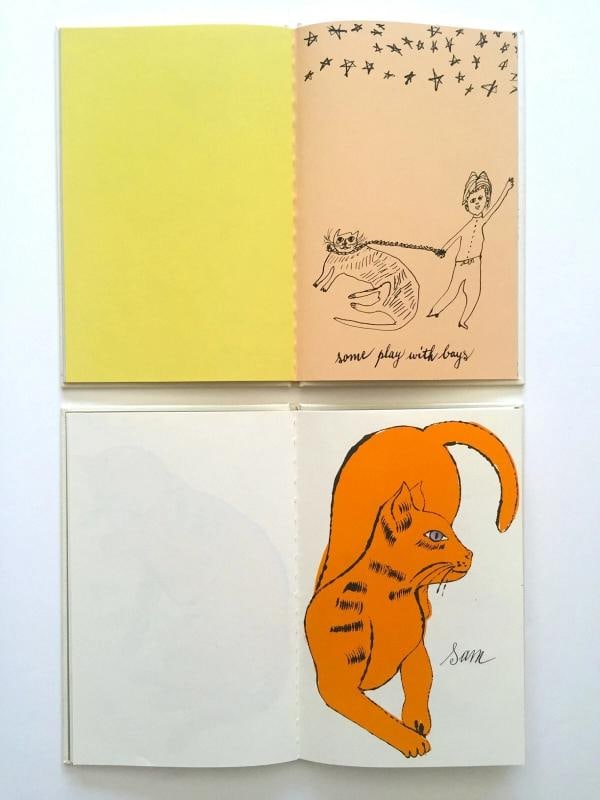 ANDY WARHOL RARE 1987 1ST ED "25 CATS NAME SAM" COLLECTOR'S SLIPCASE 2 BOOK SET - 6