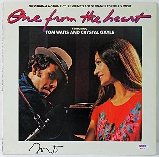 Tom Waits One From The Heart Authentic Signed Album Cover PSA/DNA #W46778 - 2