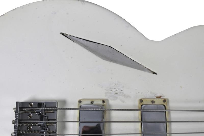 Dusty Hill ZZ Top 1990's Stage/Tour Used Bolin Archtop Crazy Cowboy Bass Guitar - 6