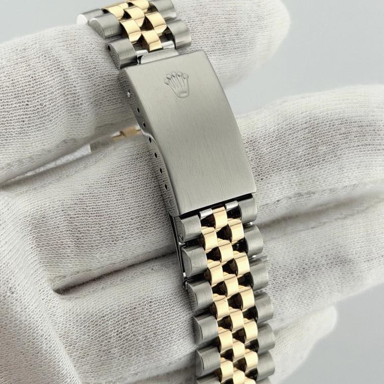 Rolex Date 1500 34mm Silver Dial 18k Yellow Gold Stainless Steel Jubilee - 7