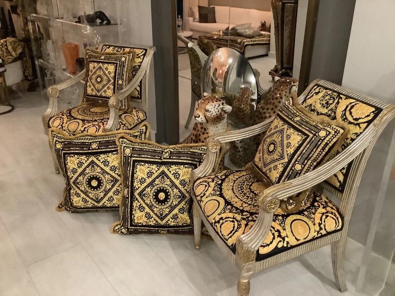 Custom Made Versace Carre Set Of 4 Custom Made Pillows Plus 55Ã¢â‚¬Â? - 11