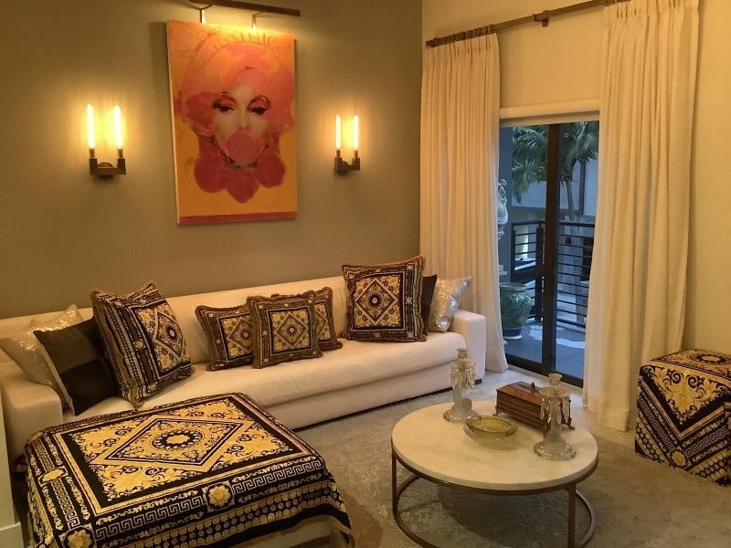 Custom Made Versace Carre Set Of 4 Custom Made Pillows Plus 55Ã¢â‚¬Â? - 18