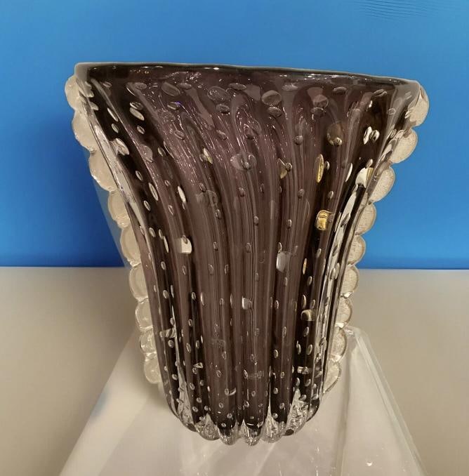 Murano Toso, large Murano glass vase Xxl Vase H15Ã¢â‚¬Â? Heavy Art Gl - 4