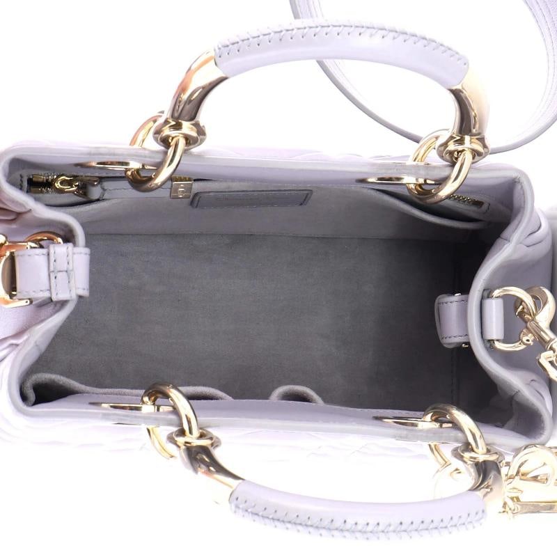 Christian Dior Lady 95.22 Bag Cannage Embossed Leather Small - 5