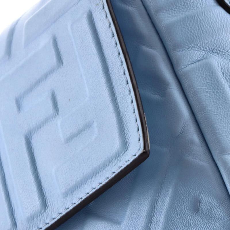 Fendi Baguette NM Bag Zucca Embossed Leather Medium - 7