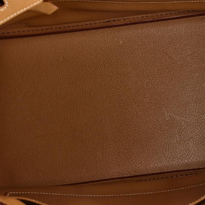 Hermes Birkin Handbag Brown Courchevel with Gold Hardware 35 - 7